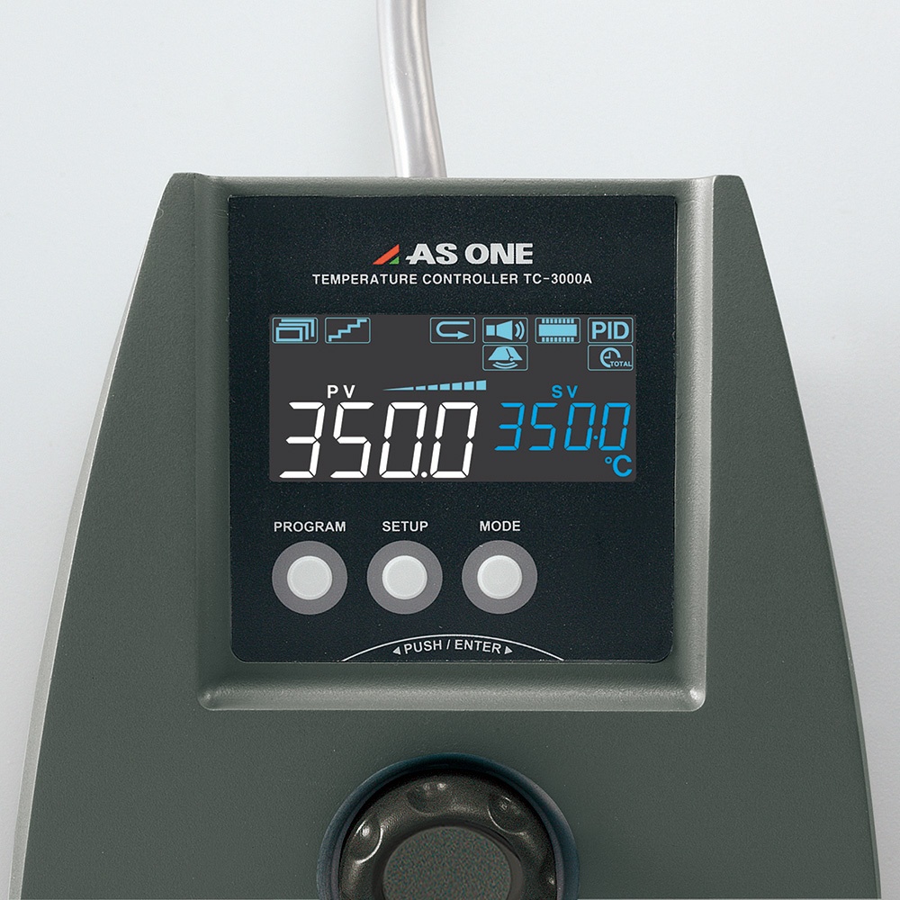 デジタル温度調節器 プログラム機能付(専用ソフト標準装備)【1-4597-33】