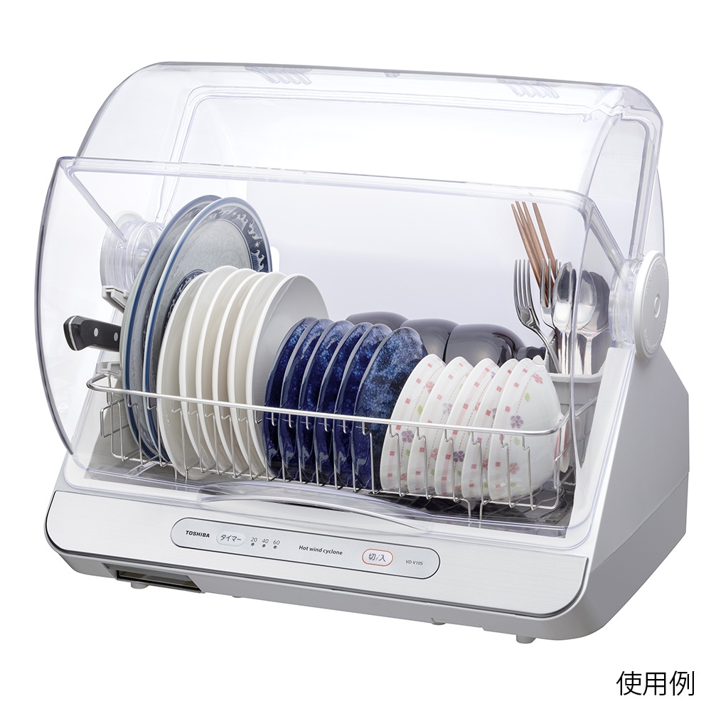 食器乾燥機 320W【VD-V10S(W)】