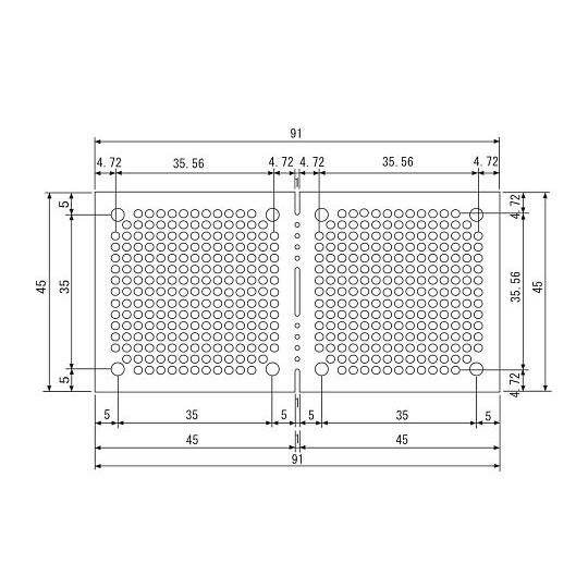 小型ユニバーサル基板【ICB-90GH】