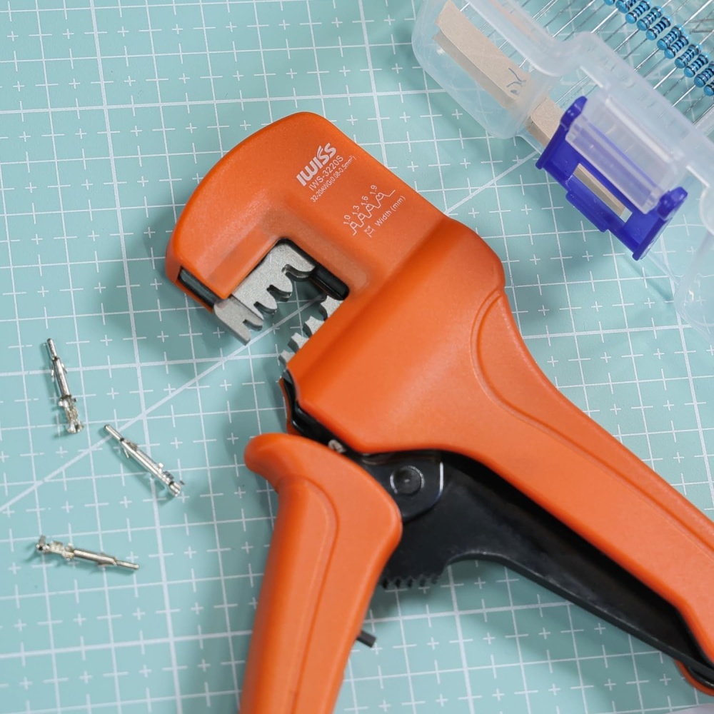 極小端子1.5mm-2.5mmピッチ用垂直圧着工具【IWS-3220S】