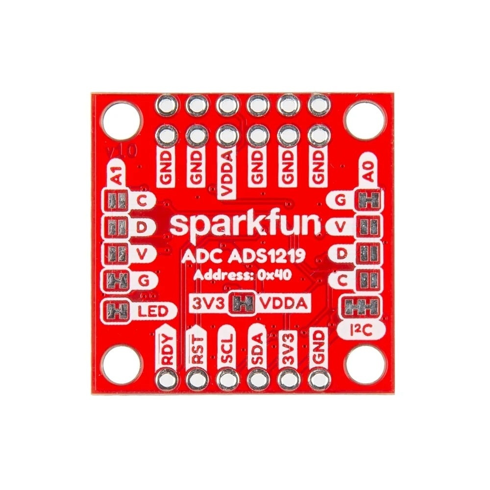 SparkFun Qwiic 24ビット4チャンネルADCボード(ADS1219)【SEN-27544】