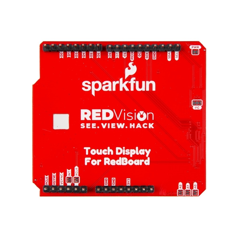 SparkFun Red Vision タッチディスプレイ(RedBoard用 / ディスプレイなし)【LCD-30217】
