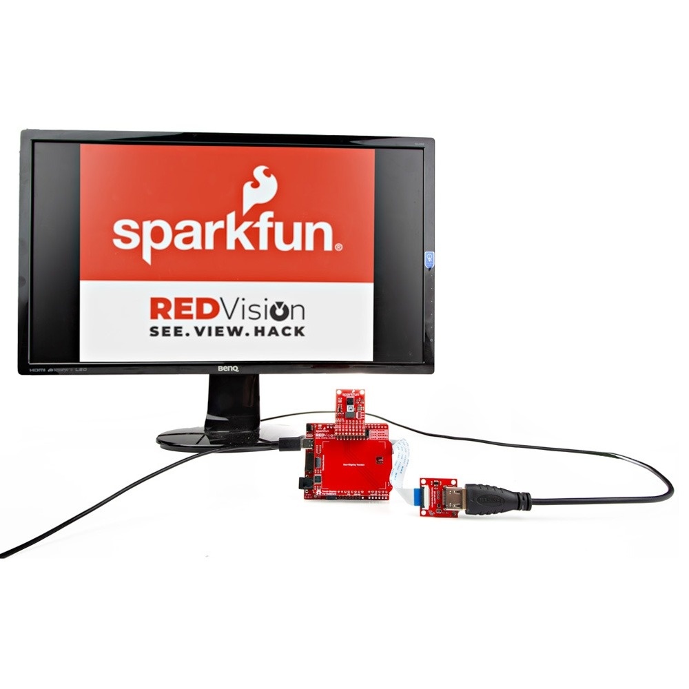 SparkFun Red Vision タッチディスプレイ(RedBoard用 / ディスプレイなし)【LCD-30217】