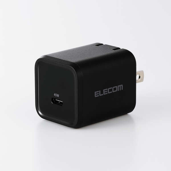 AC充電器/USB充電器/USB Power Delivery対応/45W/Type-C×1/スイングプラグ/ブラック MPA-AC12245BK【MPA-AC12245BK】