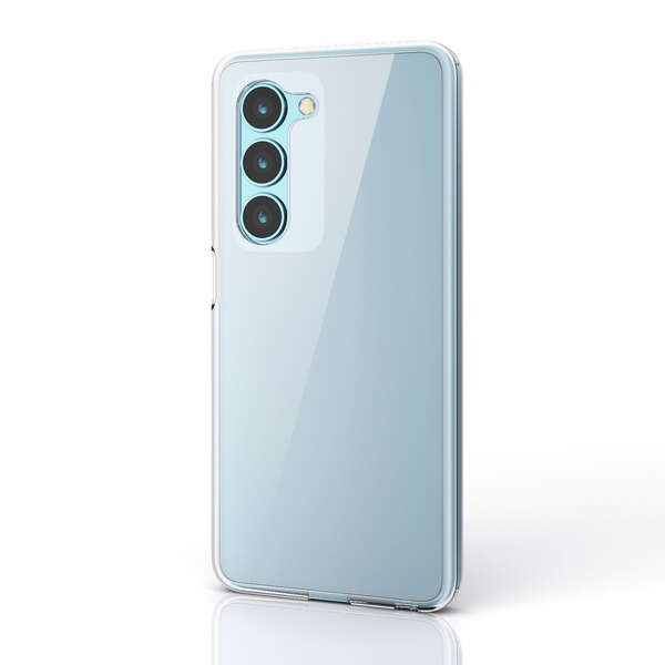 OPPO A5 5G/ハイブリッドケース/クリア PM-O252HVCKCR【PM-O252HVCKCR】