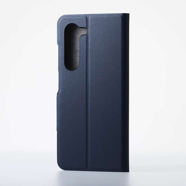 OPPO A5 5G/手帳型ケース/薄型/磁石付/ネイビー PM-O252PLFUNV【PM-O252PLFUNV】