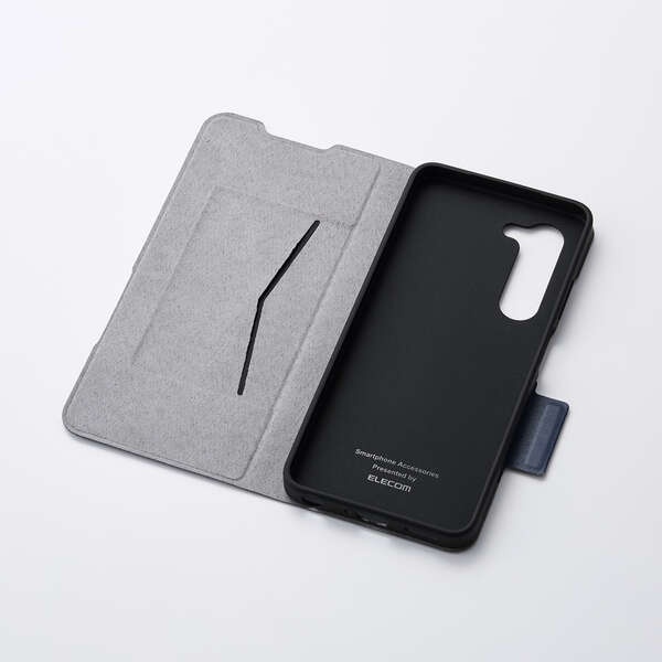 OPPO A5 5G/手帳型ケース/薄型/磁石付/ネイビー PM-O252PLFUNV【PM-O252PLFUNV】