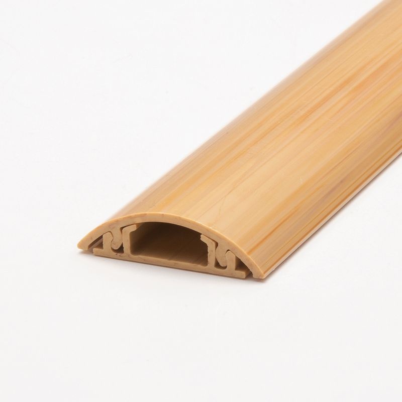 床用ケーブルモール(幅30mm・長さ1m・ナチュラル木目)【CA-R30NM】
