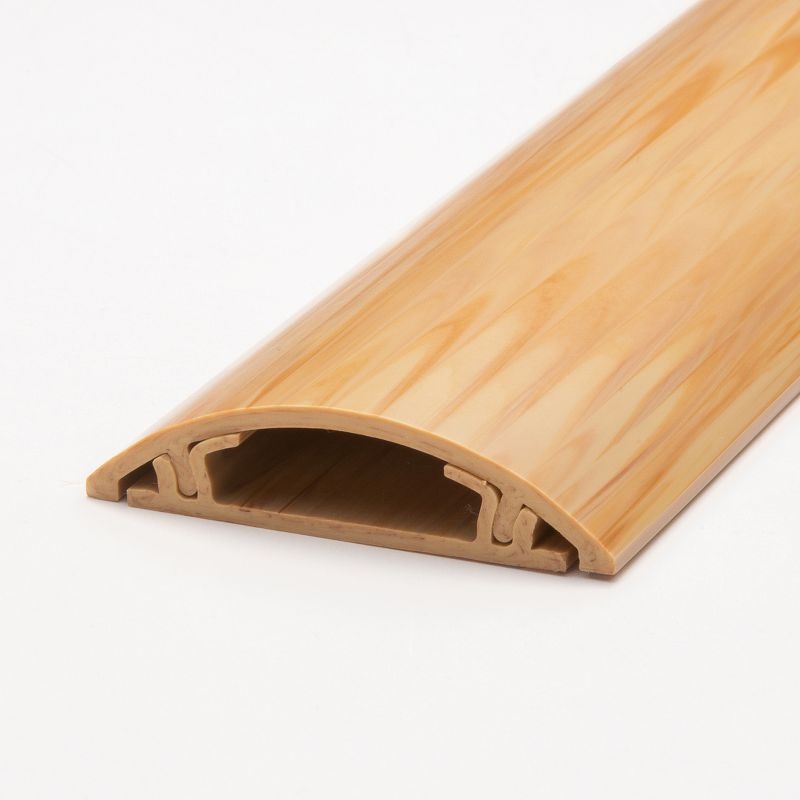 床用ケーブルモール(幅50mm・長さ1m・ナチュラル木目)【CA-R50NM】