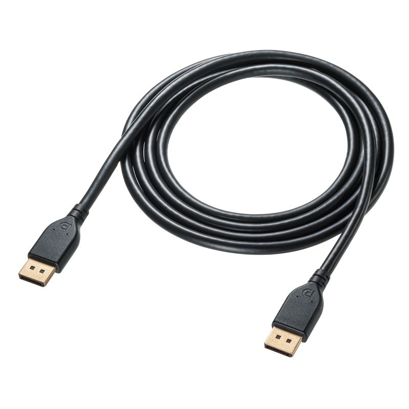 DisplayPort ver.2.1ケーブル2m(DP80)【KC-DP8020】