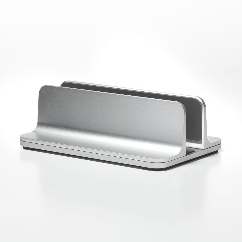 ノートパソコン用アルミスタンド(縦置き・1台用)【PDA-STN90S】