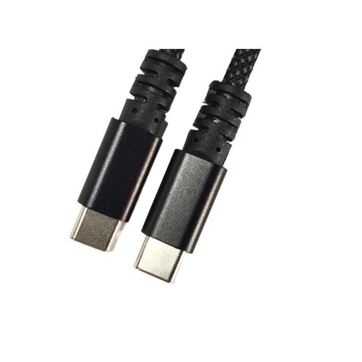 USBケーブル TypeC to C 充電/データ転送用 60W ブラック 1m【L-TC60B-10】