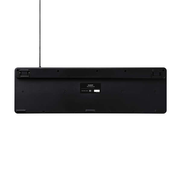 有線静音フルキーボード【TK-QT11FUMBK】