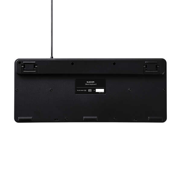 有線静音ミニキーボード【TK-QT11MUMBK】