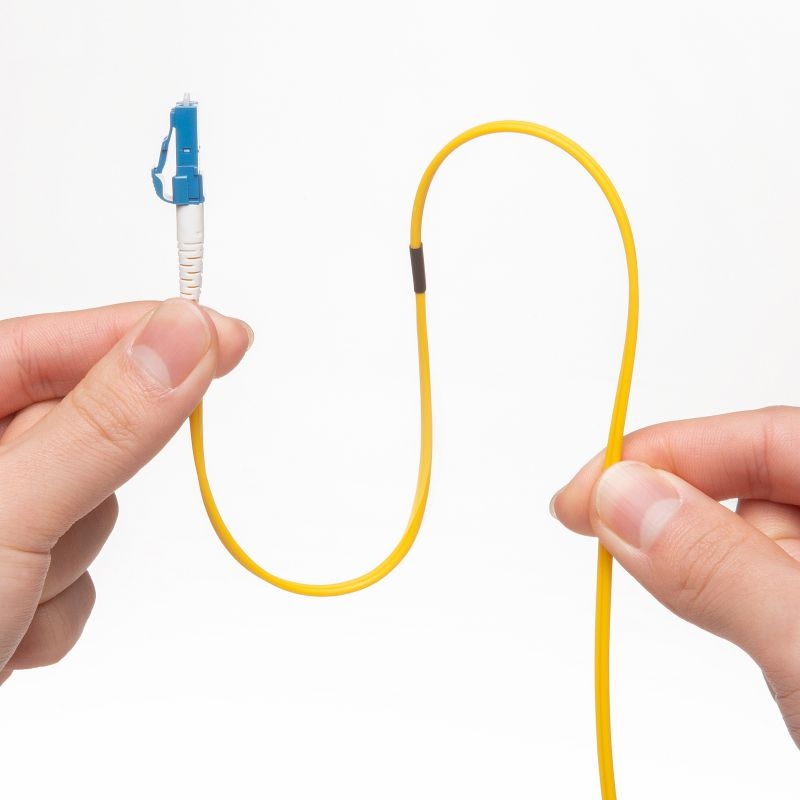 メガネ型光ファイバケーブル(シングル9μm、LC×2-LC×2、20m)【HKB-MOS2LCLC-20】