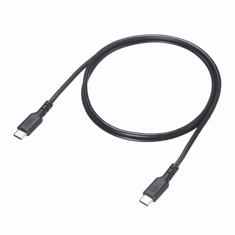 USB 2.0 Type-Cケーブル(C-C・ストレート・60W・1m)【KU-CCP6010TK2】