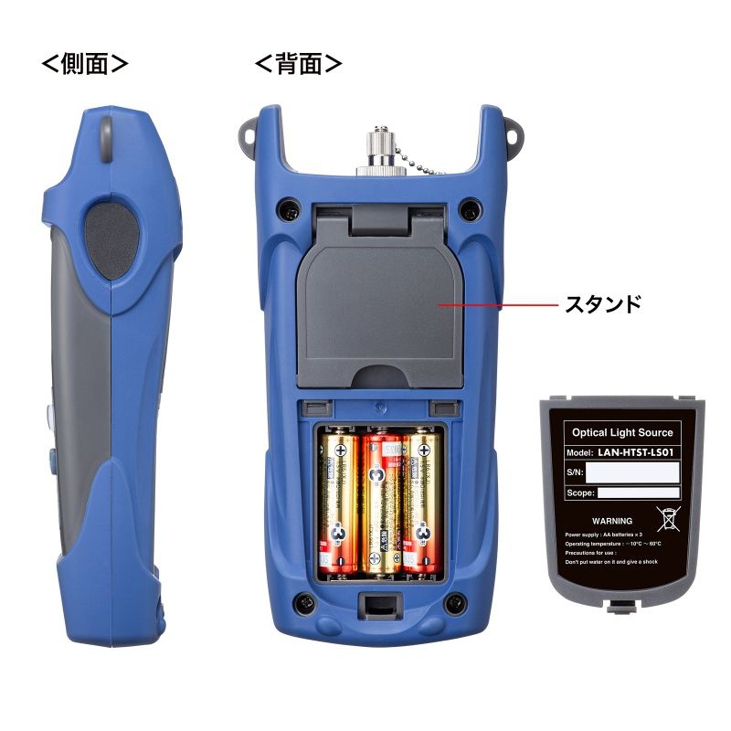 光ファイバライトソース(マルチモード)【LAN-HTST-LS01】