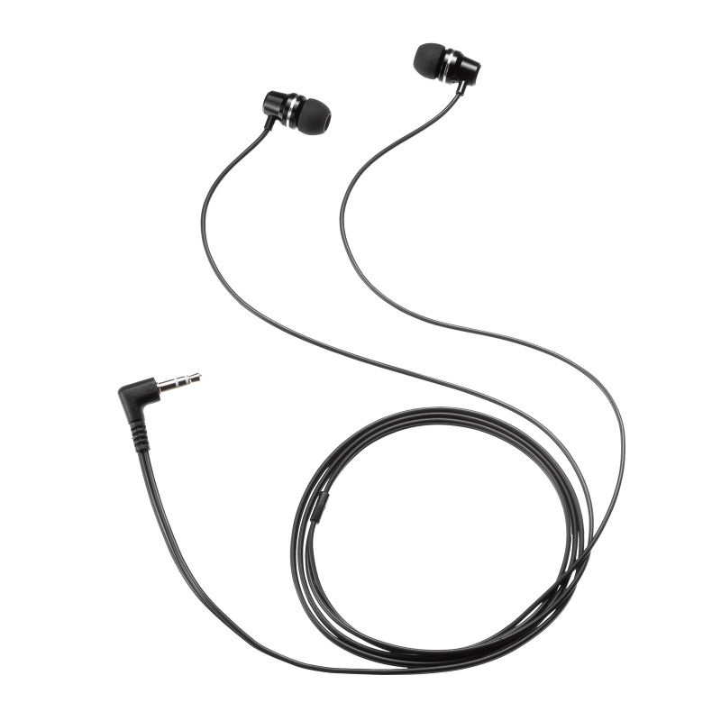 ステレオイヤホン(ブラック)【MM-HP119BK】
