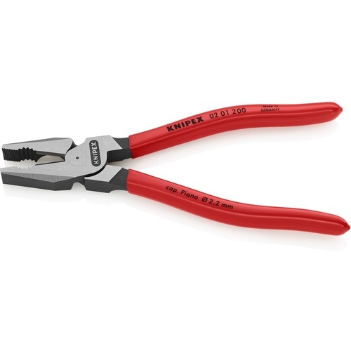 KNIPEX 強力型ペンチ プラスチックハンドル 200mm (SB店頭展示パッケージ仕様)【0201-200SB】