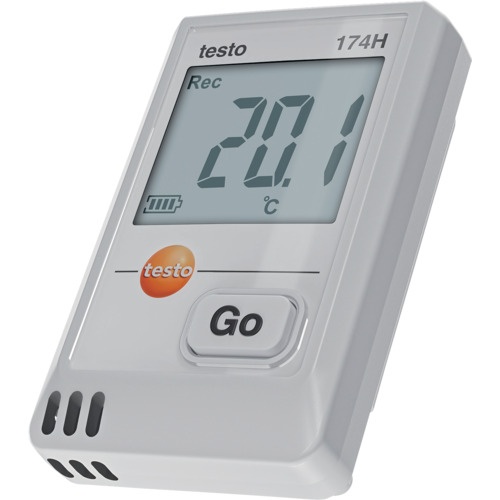 TESTO 温湿度データロガー(USB) testo 174H(白)【0572-1741-01】