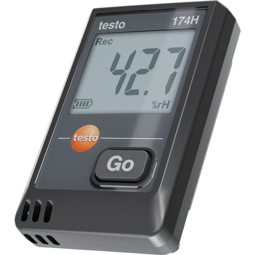 TESTO 温湿度データロガー(USB) testo 174H(黒)【0572-1741-02】