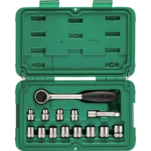 SATA 6角ソケットレンチセット 差込角9.5mm(14点)【09523】