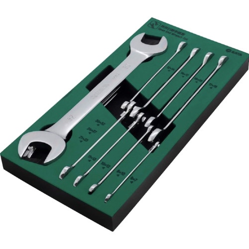 SATA 両口スパナセット(11点)【09904】