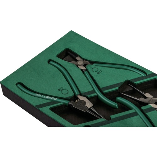 SATA スナップリングプライヤー 4点 セット トレー入り【09911A】