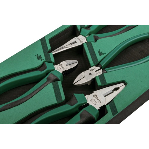 SATA プライヤー 4点 セット トレー入り【09912A】