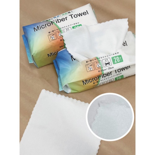 オーミケンシ マイクロファイバーウエス 20×20cm 20枚入パック【1020】