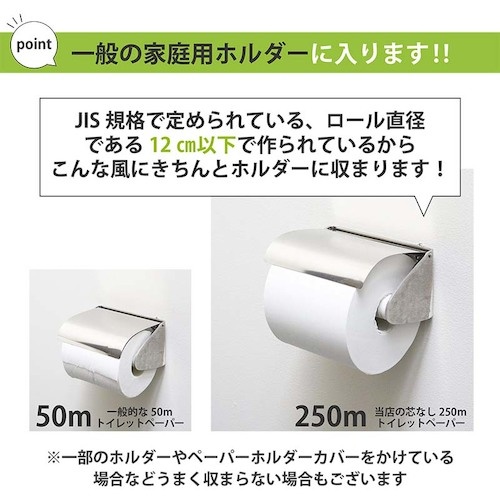 イトマン トイレットペーパー イットコ芯なしSLIM6R250S【10250010】