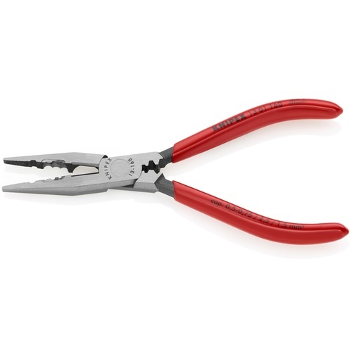 KNIPEX 電気技師用ラジオペンチ プラスチックハンドル 160mm(SB展示販売パッケージ仕様)【1301-160SB】