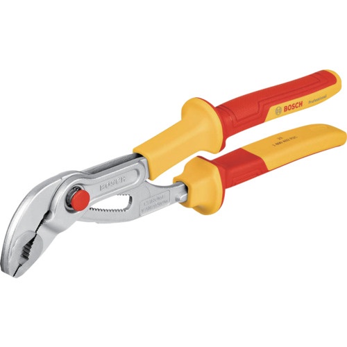 ボッシュ 絶縁ウォーターポンププライヤー 全長250mm【1600A02NE5】