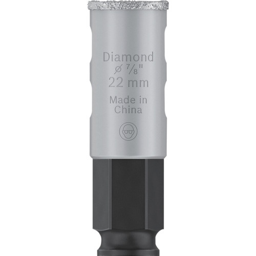 ボッシュ 磁器タイル用乾式ダイヤモンドホールソー 22mm【2608901554】