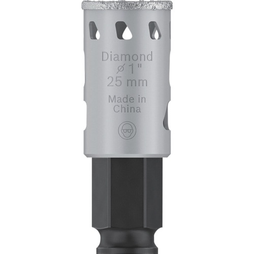 ボッシュ 磁器タイル用乾式ダイヤモンドホールソー 25mm【2608901555】