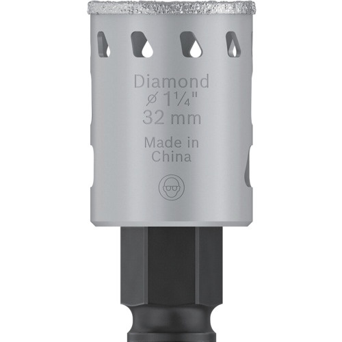 ボッシュ 磁器タイル用乾式ダイヤモンドホールソー 32mm【2608901557】