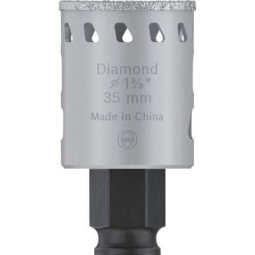 ボッシュ 磁器タイル用乾式ダイヤモンドホールソー 35mm【2608901558】