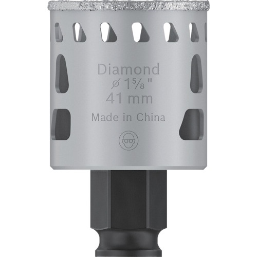 ボッシュ 磁器タイル用乾式ダイヤモンドホールソー 41mm【2608901560】