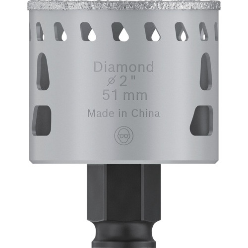 ボッシュ 磁器タイル用乾式ダイヤモンドホールソー 51mm【2608901562】