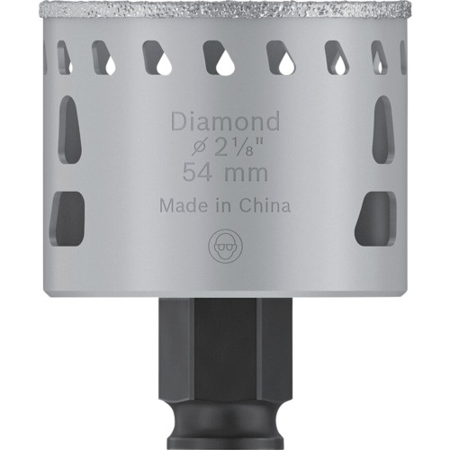 ボッシュ 磁器タイル用乾式ダイヤモンドホールソー 54mm【2608901563】