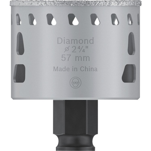 ボッシュ 磁器タイル用乾式ダイヤモンドホールソー 57mm【2608901564】