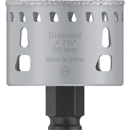ボッシュ 磁器タイル用乾式ダイヤモンドホールソー 60mm【2608901565】