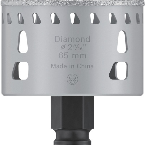 ボッシュ 磁器タイル用乾式ダイヤモンドホールソー 65mm【2608901567】