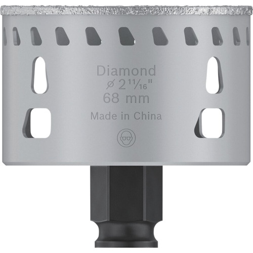 ボッシュ 磁器タイル用乾式ダイヤモンドホールソー 68mm【2608901569】