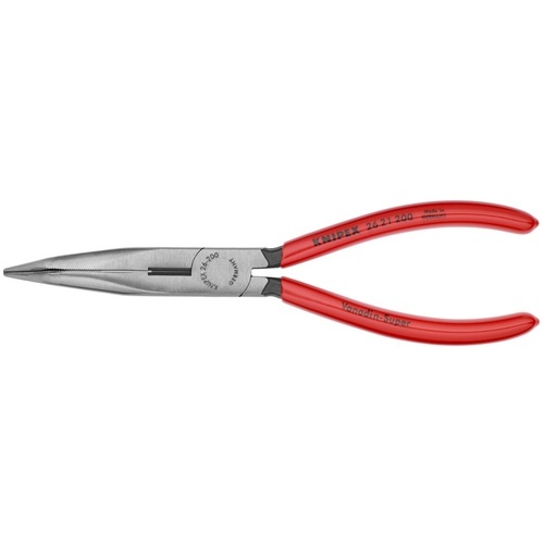 KNIPEX 先曲ロングラジオペンチ(40°) プラスチックハンドル【2621-200SB】