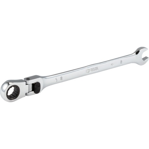 SATA ロング首振りロッキングコンビネーションラチェットレンチ 17mm【46810】
