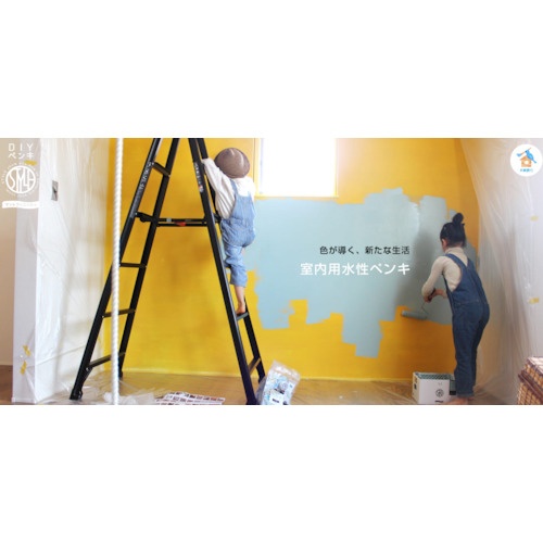 ニッぺ DIYペンキ マットフィニッシュ スノウホワイト 8kg【4976124887802】