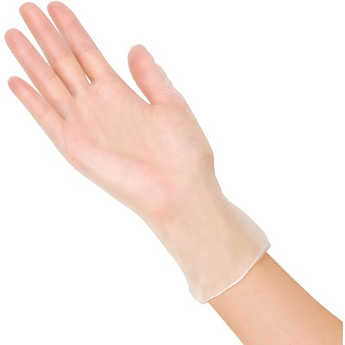 サラヤ プラスチック手袋粉無 L (100枚入)【53500】