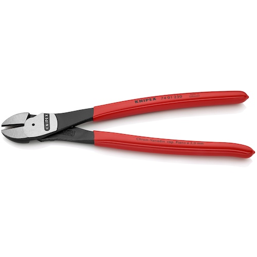 KNIPEX 強力型ニッパー プラスチックハンドル 250mm(SB店頭展示パッケージ仕様)【7401-250SB】