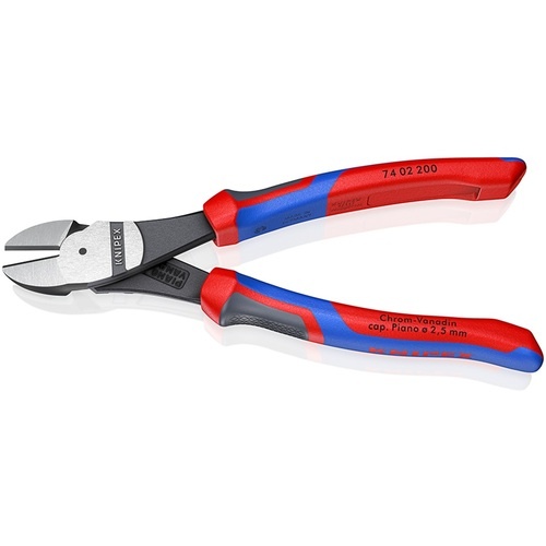 KNIPEX 強力型ニッパー コンフォートハンドル 200mm(SB店頭展示パッケージ仕様)【7402-200SB】